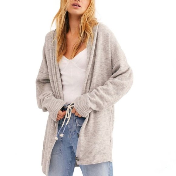Free People Jackets & Blazers - Free People sweater jacket / Cardigan Gray small
